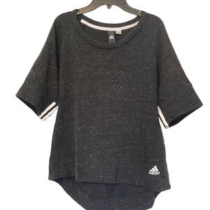 Adidas Women's Knit Short Sleeves Sweatshirt